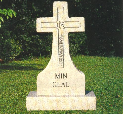 Granite Cross Headstone CMW-12 - Click Image to Close