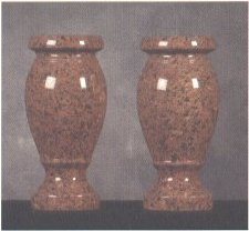 6X12 Granite Vase - Click Image to Close